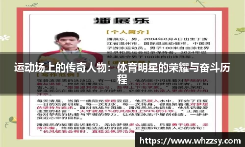 运动场上的传奇人物：体育明星的荣耀与奋斗历程